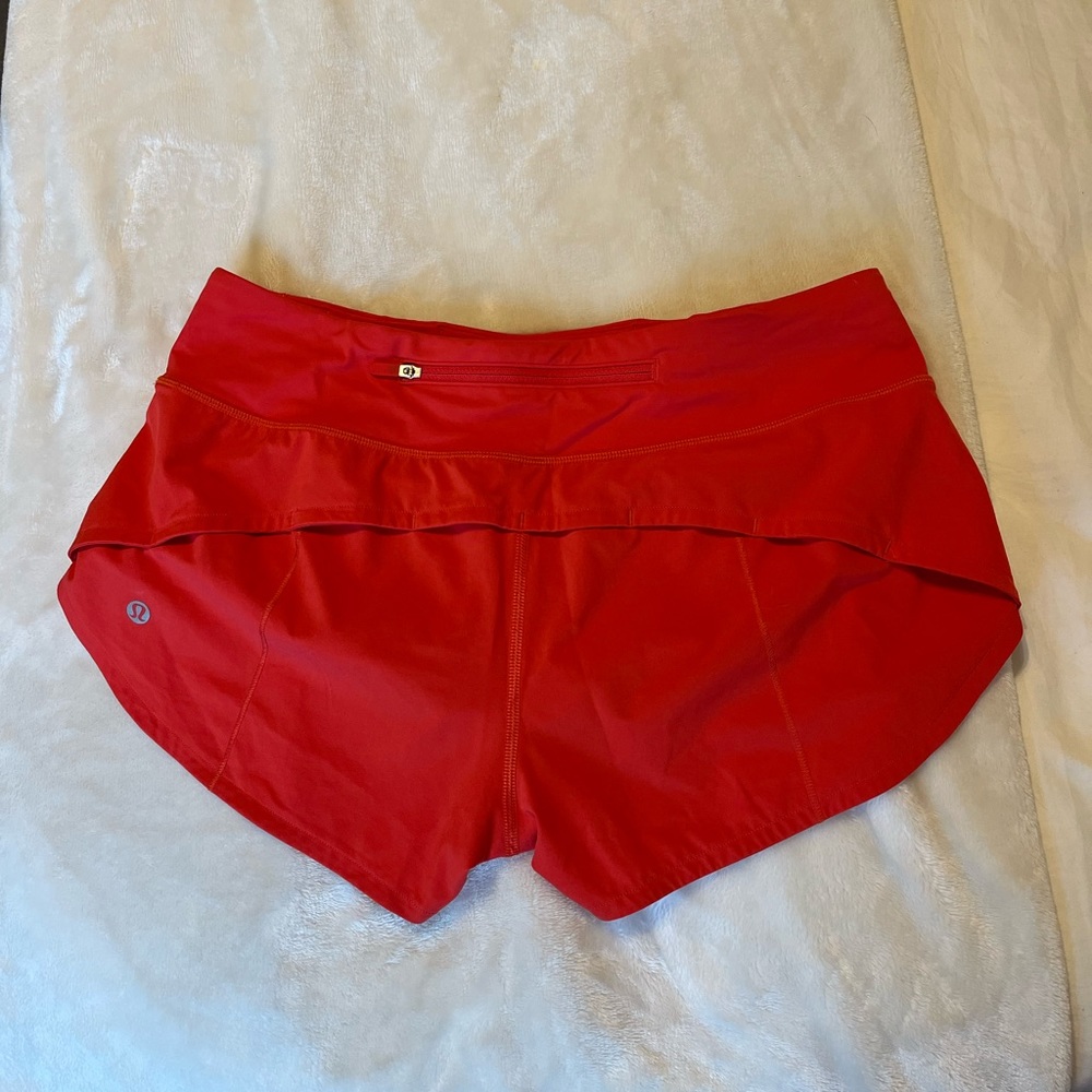 Lululemon 2.5 inch speed up shorts